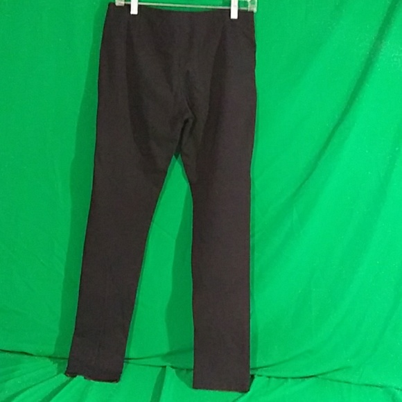 My tribe black leather front pant/leggings medium - Picture 2 of 3